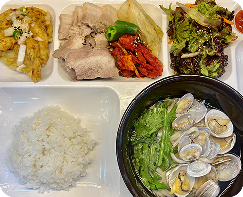위탁급식 식단